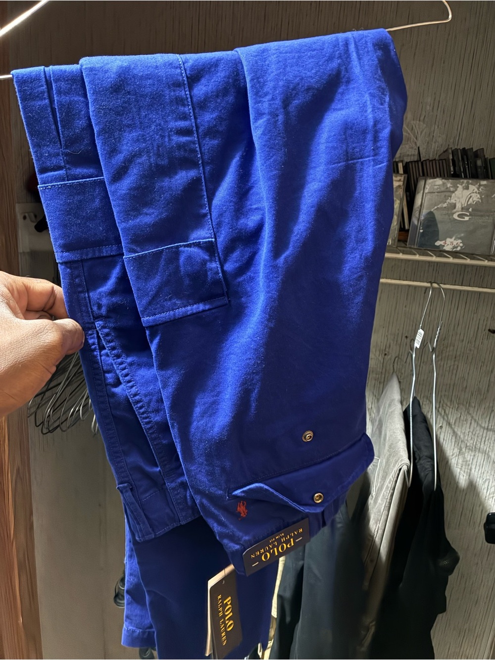 Polo by Ralph Lauren Men's Royal Blue Cargo Pants